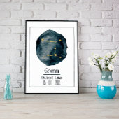Gemini Zodiac Zeichen: Individuelle Name & Geburts Poster