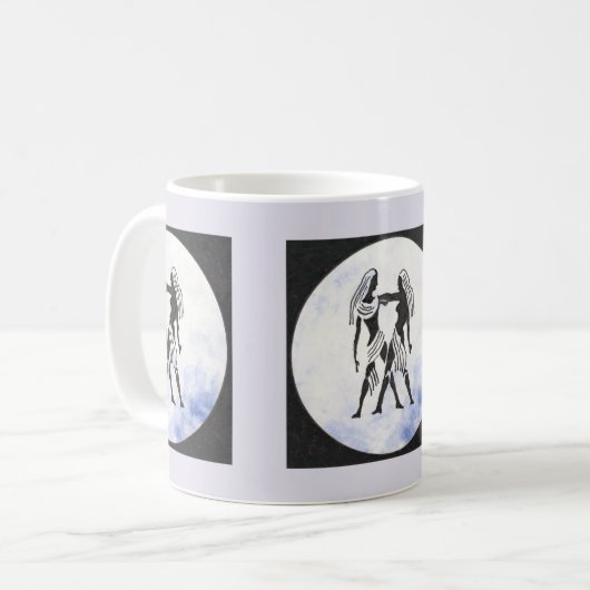 Gemini - Zodiac-Zeichen Kaffeetasse (Vorderseite Links)