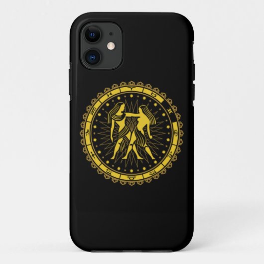 Gemini - Zodiac - Zeichen - Symbol - Horoskop Case-Mate iPhone Hülle (Rückseite)