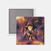 Gemini-Zwillingsmagnet Magnet (Vorderseite/Rückseite)