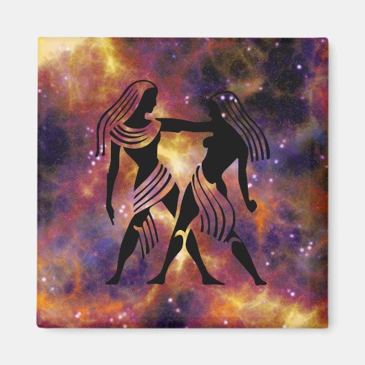 Gemini-Zwillingsmagnet Magnet (Vorne)