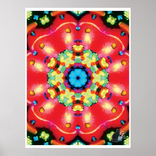Gemis Kinetic Collage Kaleidoscope Poster (Vorne)