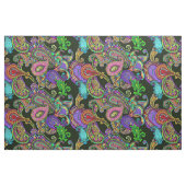 Gemisch Paisley auf schwarzem großem Stoff (Fat Quarter (45,7 x 55,9 cm))