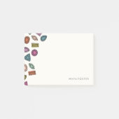 Gemische (klein) - Kohle Post-it Klebezettel (Vorderseite)