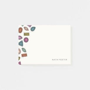 Gemische (klein) - Kohle Post-it Klebezettel