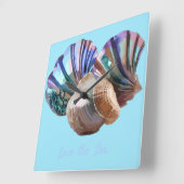 Gemische Quadratische Wanduhr (Winkel)