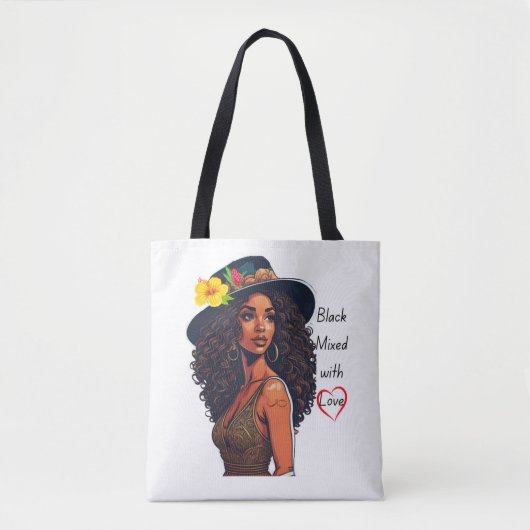 gemischt mit Liebe Tasche (Vorderseite)