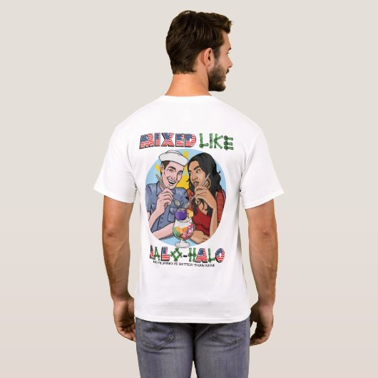 Gemischt wie Halo-Halo-T - Shirt (Schwarz voll)