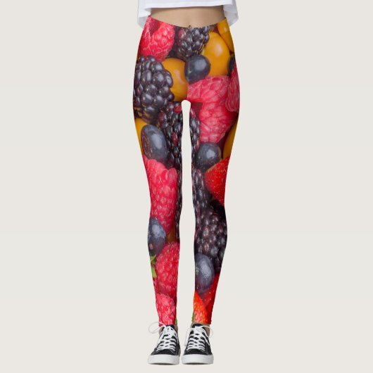Gemischte Berries Leggings (Vorderseite)