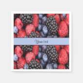 Gemischte Berries Serviette (Vorderseite)
