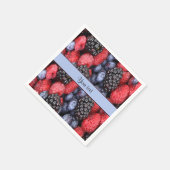 Gemischte Berries Serviette (Ecke)
