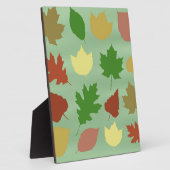 Gemischte Blätter Fotoplatte (Seite)