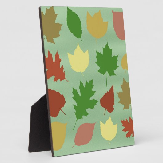 Gemischte Blätter Fotoplatte (Seite)