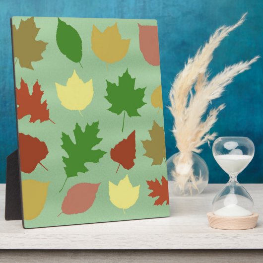 Gemischte Blätter Fotoplatte (Seite)