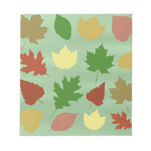 Gemischte Blätter Notizblock