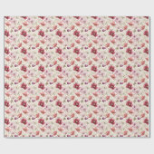 Gemischte Blume für Elfenbein Geschenkpapier (Flach)