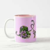Gemischte Blume Gemusterte Tasse (Links)