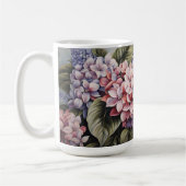 Gemischte Blume - klassische Pastell-Blume Kaffeetasse (Links)