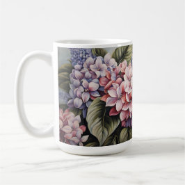 Gemischte Blume - klassische Pastell-Blume Kaffeetasse