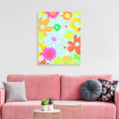 Gemischte Blume Leinwanddruck (Insitu (Wohnzimmer))