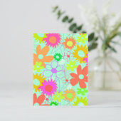 Gemischte Blume Postkarte (Stehend Vorderseite)