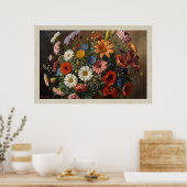 Gemischte Blumen Poster (Küche)