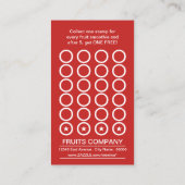 gemischte Briefmarke Treuekarte (Rückseite)