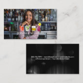 Gemischte Cocktailgetränke | Mixology Barkeeper Visitenkarte (Vorne/Hinten)