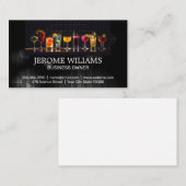 Gemischte Cocktailgetränke | Restaurant Visitenkarte (Vorne/Hinten)