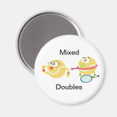 Gemischte Doubles Magnet (Vorderseite/Rückseite)