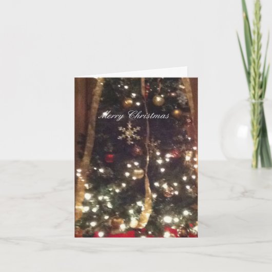 Gemischte Familien-Weihnachtskarte Feiertagskarte (Vorderseite)