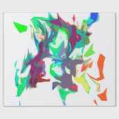 Gemischte Farben Geschenkpapier (Flach)