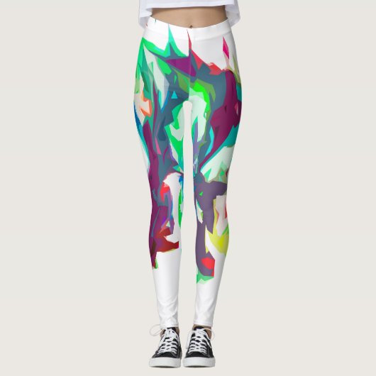 Gemischte Farben Leggings (Vorderseite)