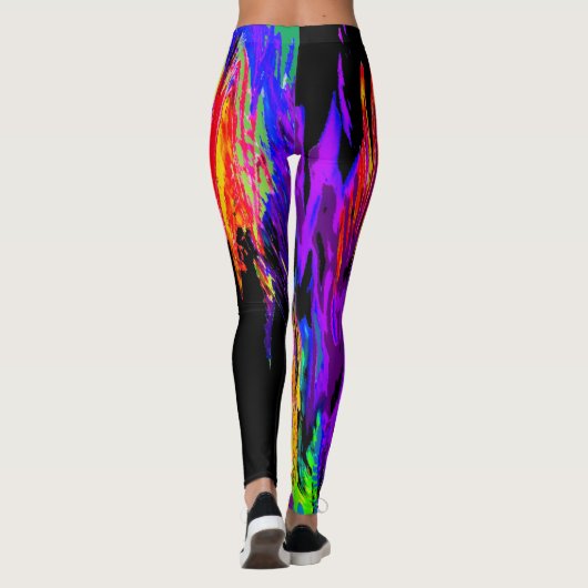 Gemischte Farben Leggings (Rückseite)