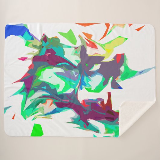 Gemischte Farben Sherpadecke (Vorderseite (Horizontal))