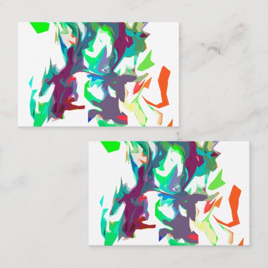 Gemischte Farben Visitenkarte (Vorne/Hinten)