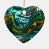Gemischte Flüssigkeiten Keramik Ornament (Hinten)