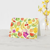 gemischte Fruchtgrüßkarte Karte (Gelbe Blume)