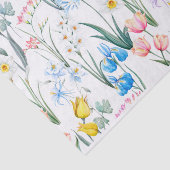 Gemischte Frühlingsblumen, Botanische Daffelblumen Seidenpapier (Ausschnitt)