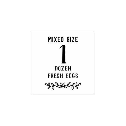 Gemischte Größe | Anzahl Eier | Briefmarke Eier Gummistempel (Prägung)