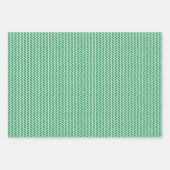 Gemischte grün-schwarze Muster Geschenkpapier Set (Vorderseite)