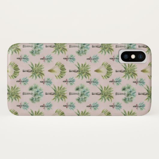 Gemischte grüne Palmen Case-Mate iPhone Hülle (Rückseite (Horizontal))