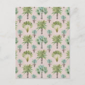 Gemischte Grünpalmen Postkarte (Vorderseite)
