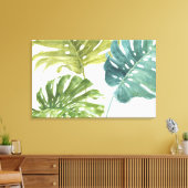 Gemischte Grüntöne | Tropische Palmen Leinwanddruck (Insitu (Wohnzimmer))