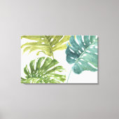 Gemischte Grüntöne | Tropische Palmen Leinwanddruck (Vorderseite)