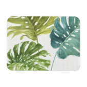 Gemischte Grüntöne | Tropische Palmen Magnet (Horizontal)