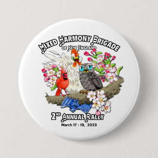 Gemischte Harmony Brigade of New England 2023 Button