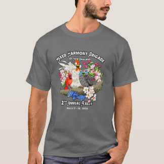 Gemischte Harmony Brigade of New England 2023 T-Shirt
