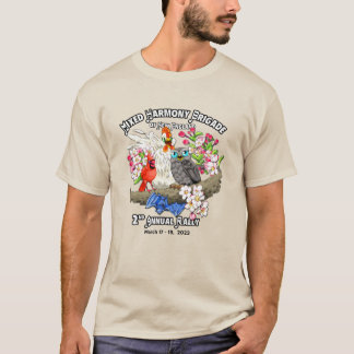 Gemischte Harmony Brigade of New England 2023 T-Shirt