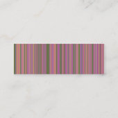 Gemischte Linien Mini Visitenkarte (Rückseite)